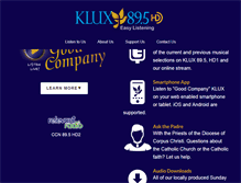 Tablet Screenshot of klux.org